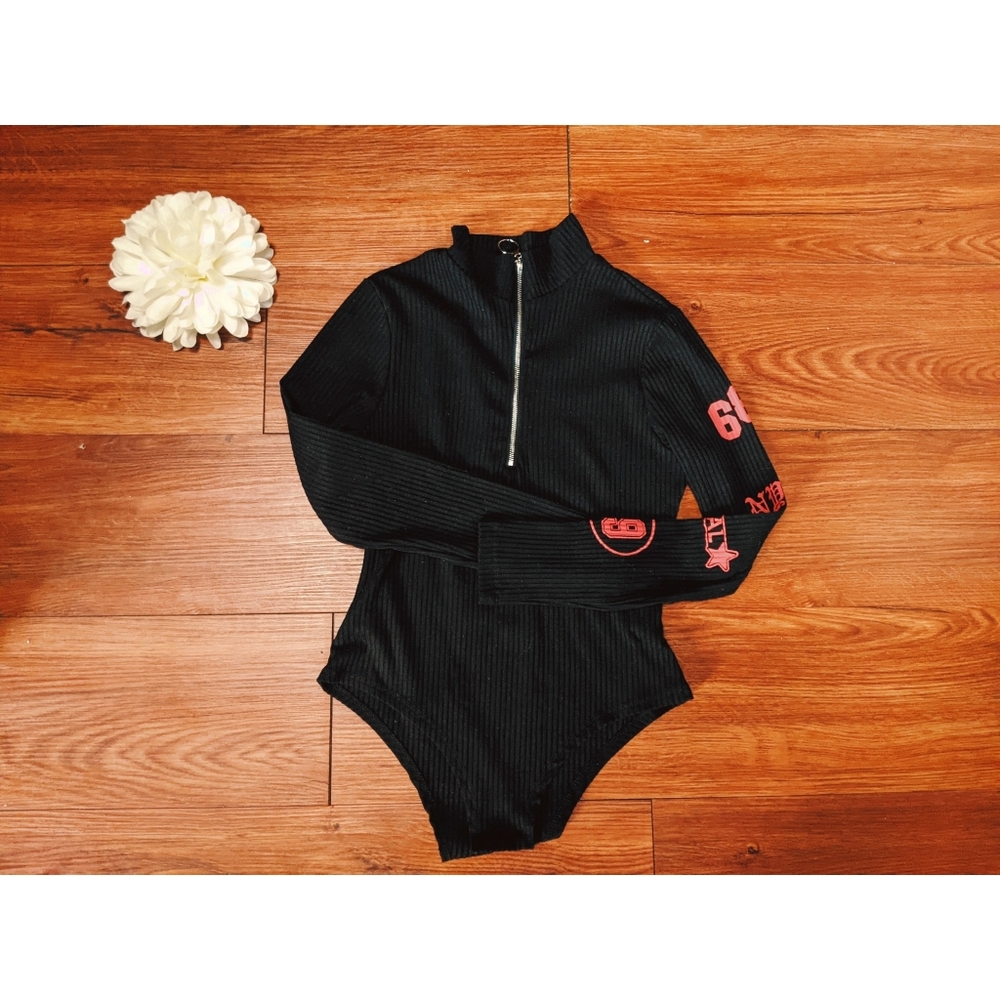 Black Turtle Neck Onsie